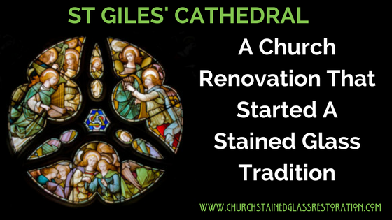 Church stained glass restoration st giles (1)